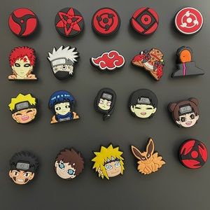 NWT Naruto Croc Charms